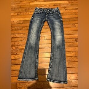 Women’s rock revival jeans.